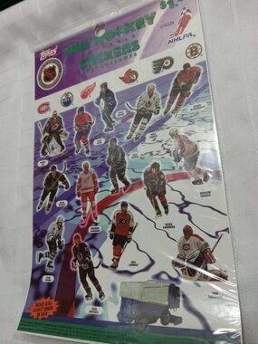 NHL vintage stickers brand new in the original plastic packaging
